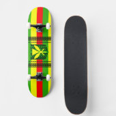 Tribal Kanaka Maoli Flag Skateboard (Voorkant)