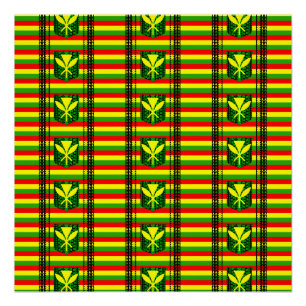 Tribal Kanakan Maoli Perfect Poster