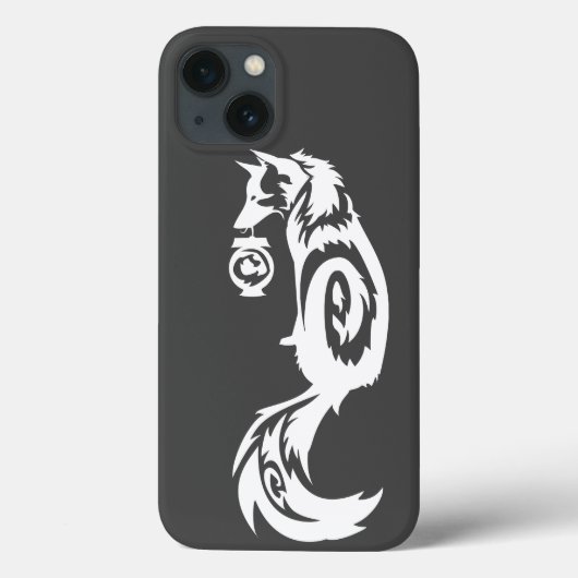 Tribal Kitsune Fox met Spirit Lantern Case-Mate iPhone Case (Achterkant)