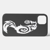 Tribal Kitsune Fox met Spirit Lantern Case-Mate iPhone Case (Achterkant (horizontaal))