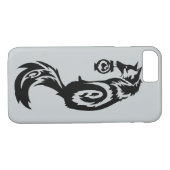 Tribal Kitsune Spirit Fox met Lantern Case-Mate iPhone Case (Achterkant (Horizontaal))