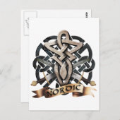 Tribal Knot viking B Briefkaart (Voorkant / Achterkant)