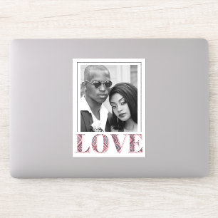 Tribal Liefde Typografie Foto Sticker