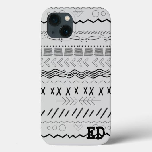 TRIBAL LINE (LG) Hoesje-Mate iPhone CASE (Achterkant)