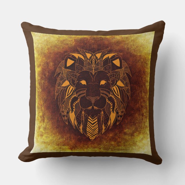 Tribal Lion kussen (Voorkant)