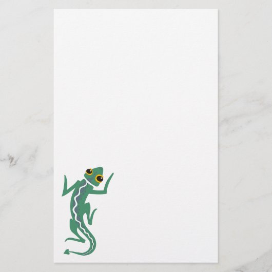 Tribal Lizard Briefpapier (Voorkant)