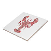 Tribal Maine Lobster Tegeltje (Zijkant)