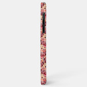 Tribal Maroon, wit en bruin iPhone hoesje (Achterkant/links)