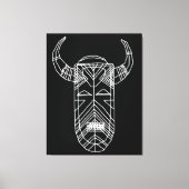 Tribal Masker Canvas Afdruk (Voorkant)
