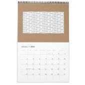 Tribal MAYA oud maskerpatroon 1 Kalender (Jan 2026)