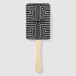 Tribal Maze Pan African Pattern Mud Cloth Handwaaier