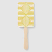 Tribal Maze Pan African Pattern Mud Cloth Handwaaier (Achterkant)