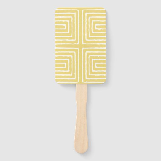 Tribal Maze Pan African Pattern Mud Cloth Handwaaier (Voorkant)