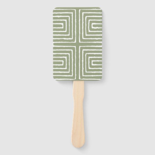 Tribal Maze Pan African Pattern Mud Cloth Handwaaier (Voorkant)