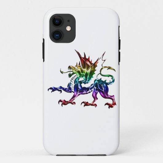 Tribal Metallic Dragon iPhone 5 Coque (Dos)