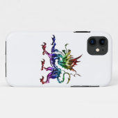 Tribal Metallic Dragon iPhone 5 Coque (Dos (Horizontal))