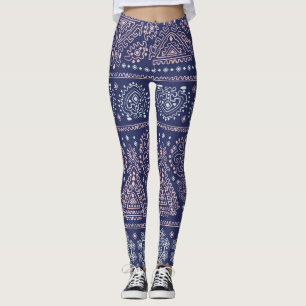 Tribal Mexicaans, etnisch naadloos patroon. Leggings