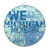 Tribal Michigan Michigama Great Waters Up North Dartbord (Voorkant)