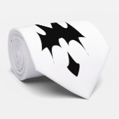 Tribal minimalistisch zwart-wit modern stropdas (Opgerold)