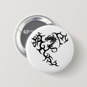 Tribal mit Drache Ronde Button 5,7 Cm (Voorkant /achterkant)