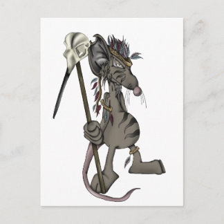 Tribal Mouse Briefkaart