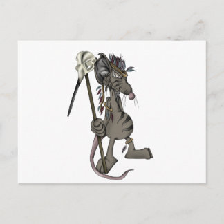 Tribal Mouse Briefkaart