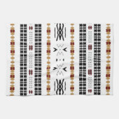 Tribal Mud Cloth Theedoek (Horizontaal)