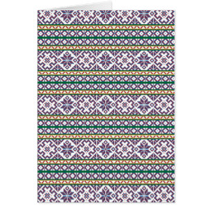 Tribal Multicolored antieke symbool volkskunst des