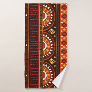 Tribal naadloos ontwerp voor verschillende toepass badhanddoek