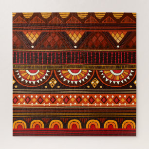 Tribal naadloos ontwerp voor verschillende toepass legpuzzel