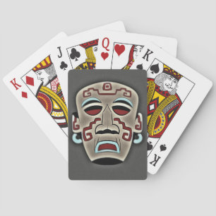 Tribal Native Mask Pokerkaarten