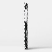 Tribal Navajo, zwart wit groen patroon. Case-Mate iPhone Case (Achterkant / Links)