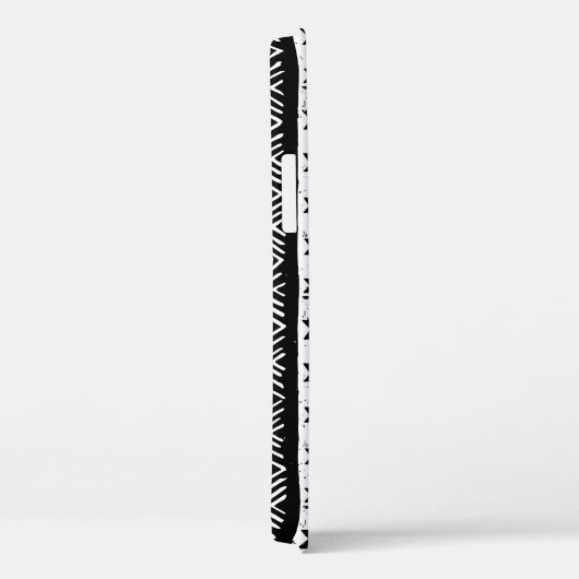 Tribal Navajo, zwart wit groen patroon. Case-Mate iPhone Case (Achterkant / Rechts)