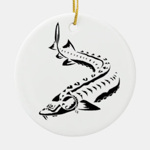 Tribal New White Ornament