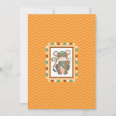 Tribal Oerwoud Safari Animals Wild One 1st Birthda Kaart (Achterkant)