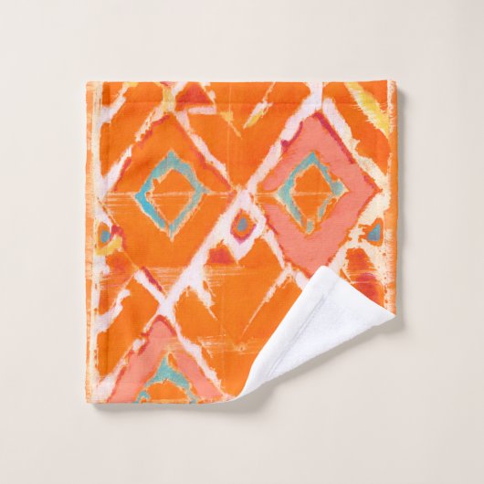 Tribal Orange II (Gant de toilette)
