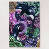 Tribal Orca Legpuzzel (Verticaal)