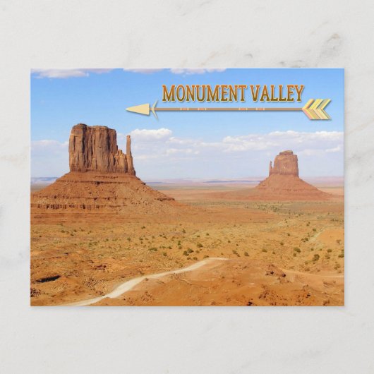 Tribal Park Monument Valley Navajo Briefkaart (Voorkant)