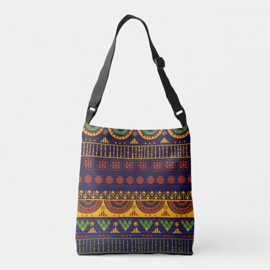 Tribal patroon, veelzijdig voor verschillende toep crossbody tas (Achterkant)