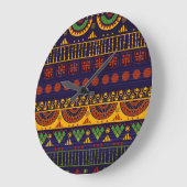 Tribal patroon, veelzijdig voor verschillende toep grote klok (Hoek)