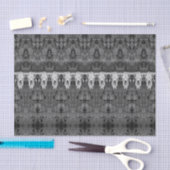  Tribal Pattern Grey Bull Koe schedel Tissuepapier (Craft)