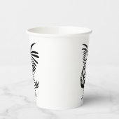 Tribal Pelican Art Papieren Bekers (Links)