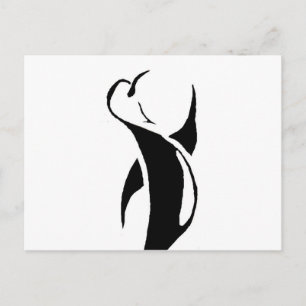 Tribal Penguin Briefkaart