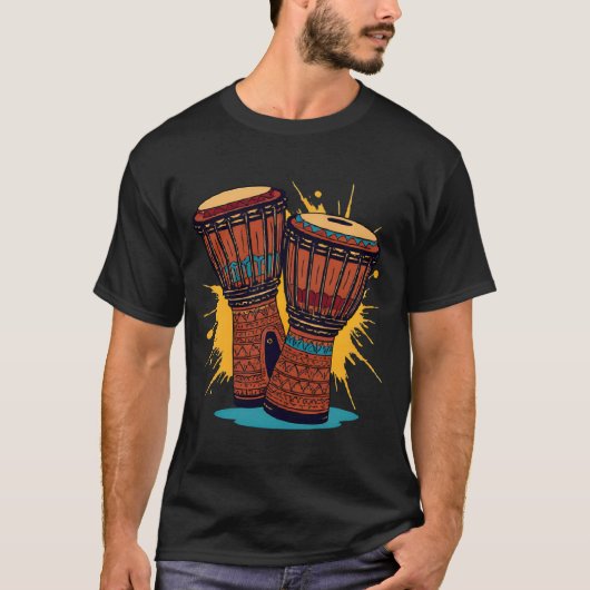 Tribal Percussion Vibes T-shirt (Voorkant)