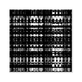 Tribal Plaid Textured Pattern Rubberstempel (Afrduk)