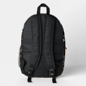 Tribal Printed Backpack Bedrukte Rugzak (Achterkant)