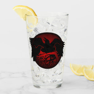 Tribal Raven Glass Native Raven Glass Personalizer Glas