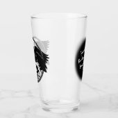 Tribal Raven Glass Native Raven Glass Personalizer Glas (Links)