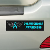 Tribal Ribbon... Dysautonomia Bumpersticker (Op auto)