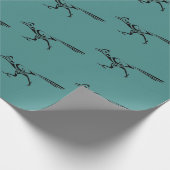 Tribal Roadrunner Silhouette Cadeaupapier (Hoek)